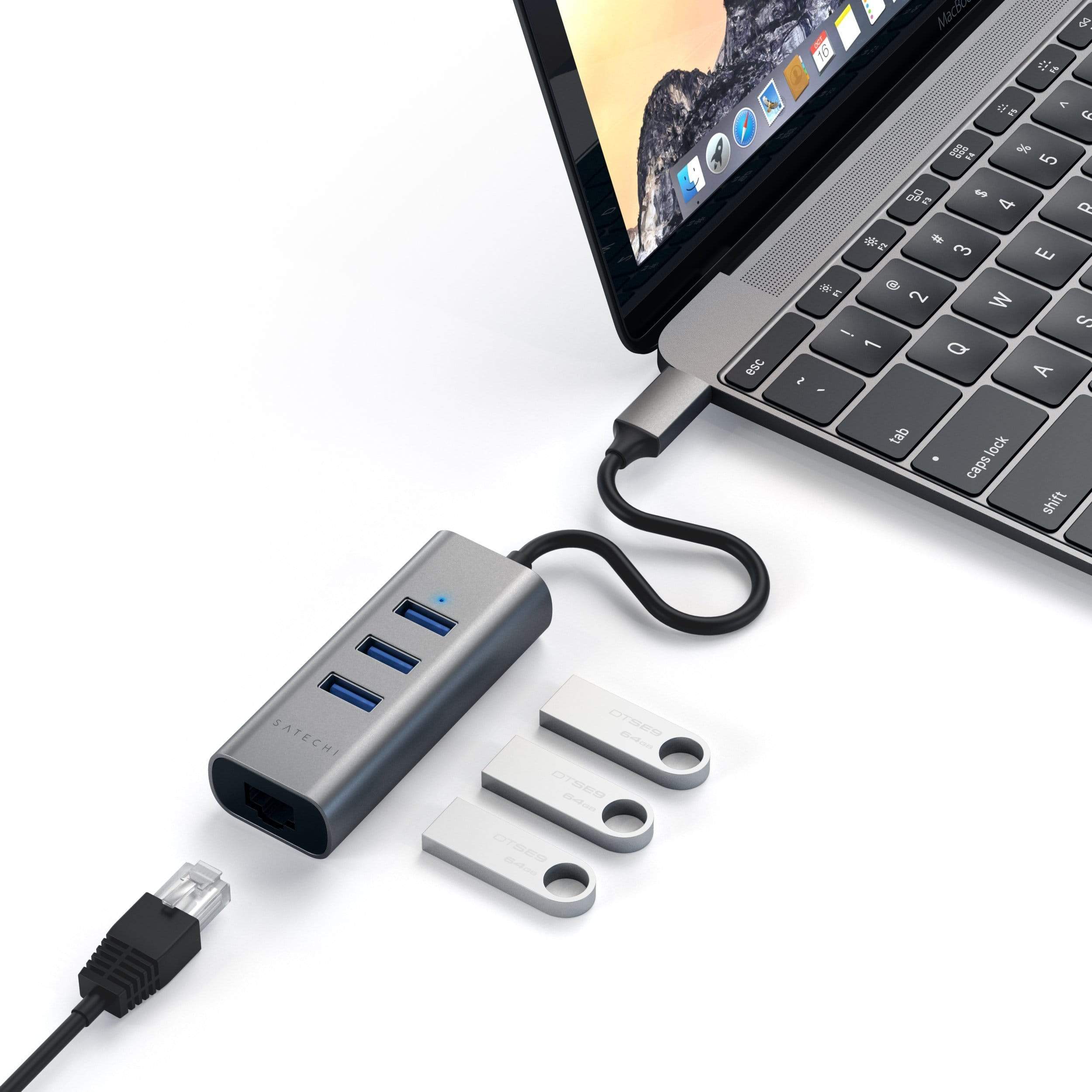 Type-C 2-in-1 USB Hub with Ethernet - Image 5